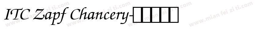 ITC Zapf Chancery字体转换
